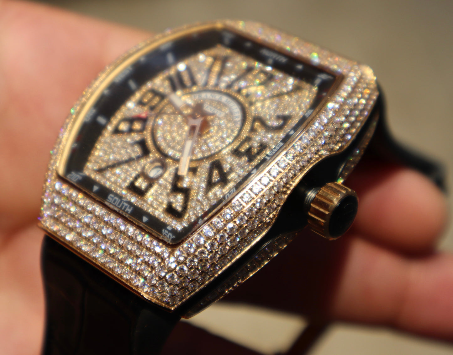 فرانك مولر روز جولد دايموند - كلين طبق الأصل حبة واحدة