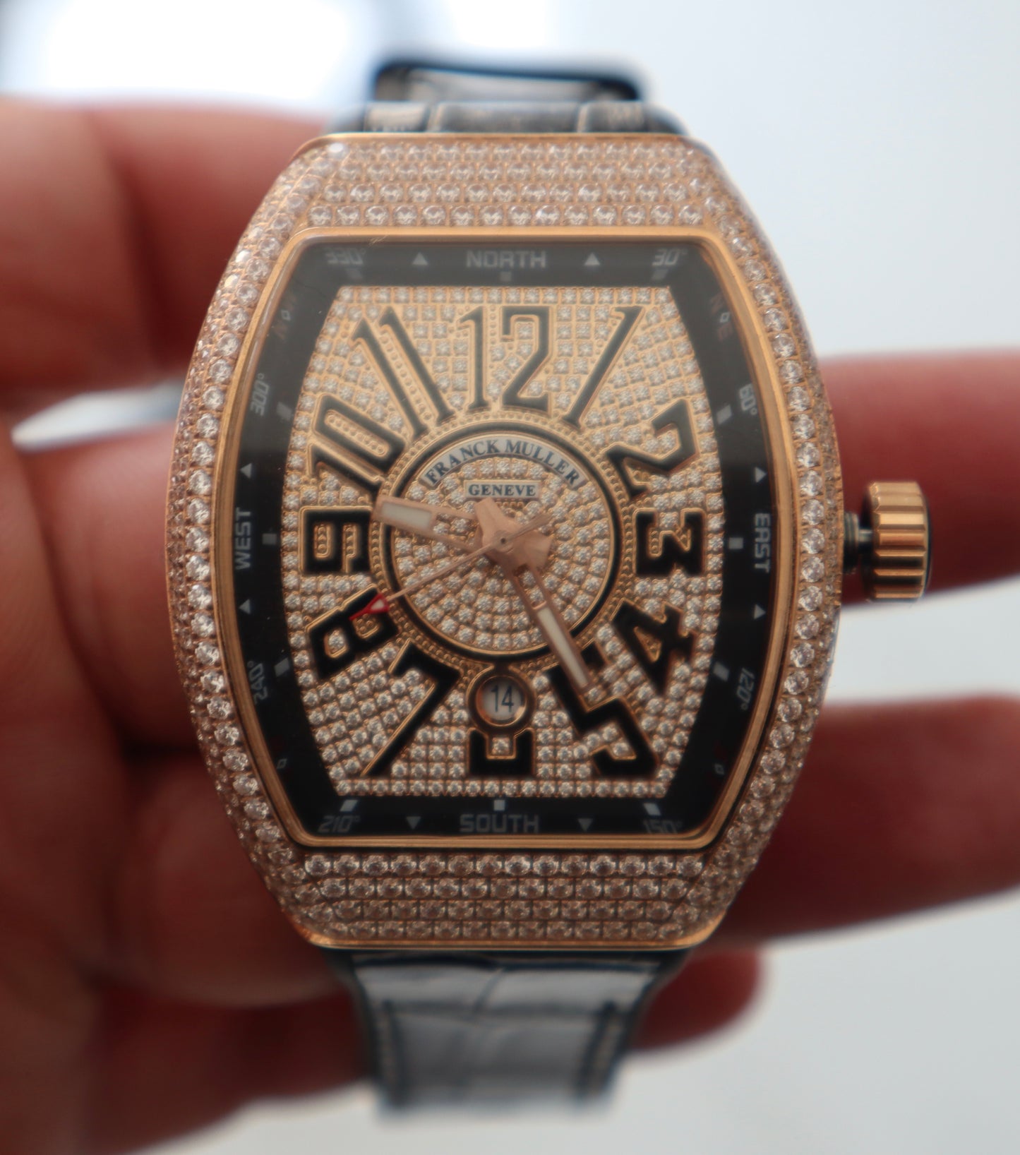 فرانك مولر روز جولد دايموند - كلين طبق الأصل حبة واحدة