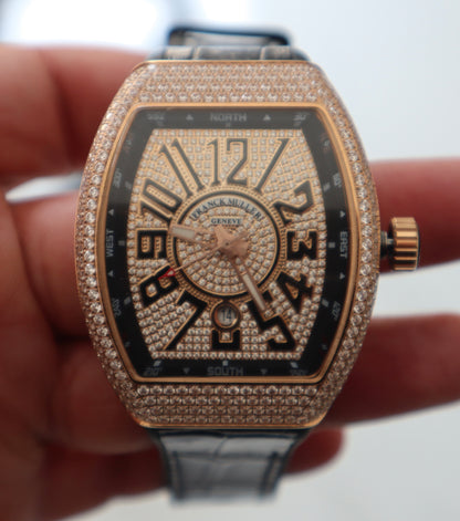 فرانك مولر روز جولد دايموند - كلين طبق الأصل حبة واحدة