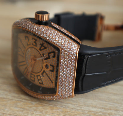 فرانك مولر روز جولد دايموند - كلين طبق الأصل حبة واحدة