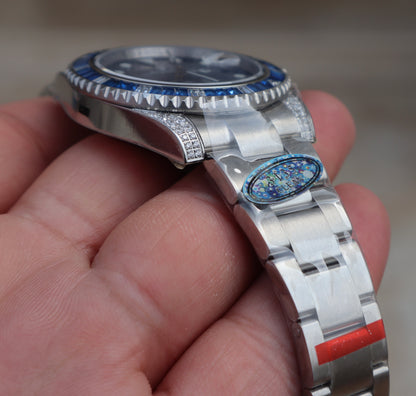 Rolex Submariner Blue Ruby - رولكس سابمارينر بلو روبي كلين طبق الأصل