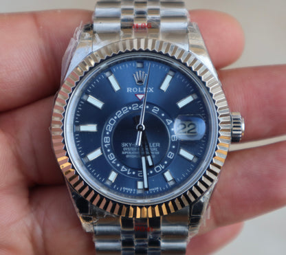 رولكس سكاي دولر مينا ازرق - جراند ماستر