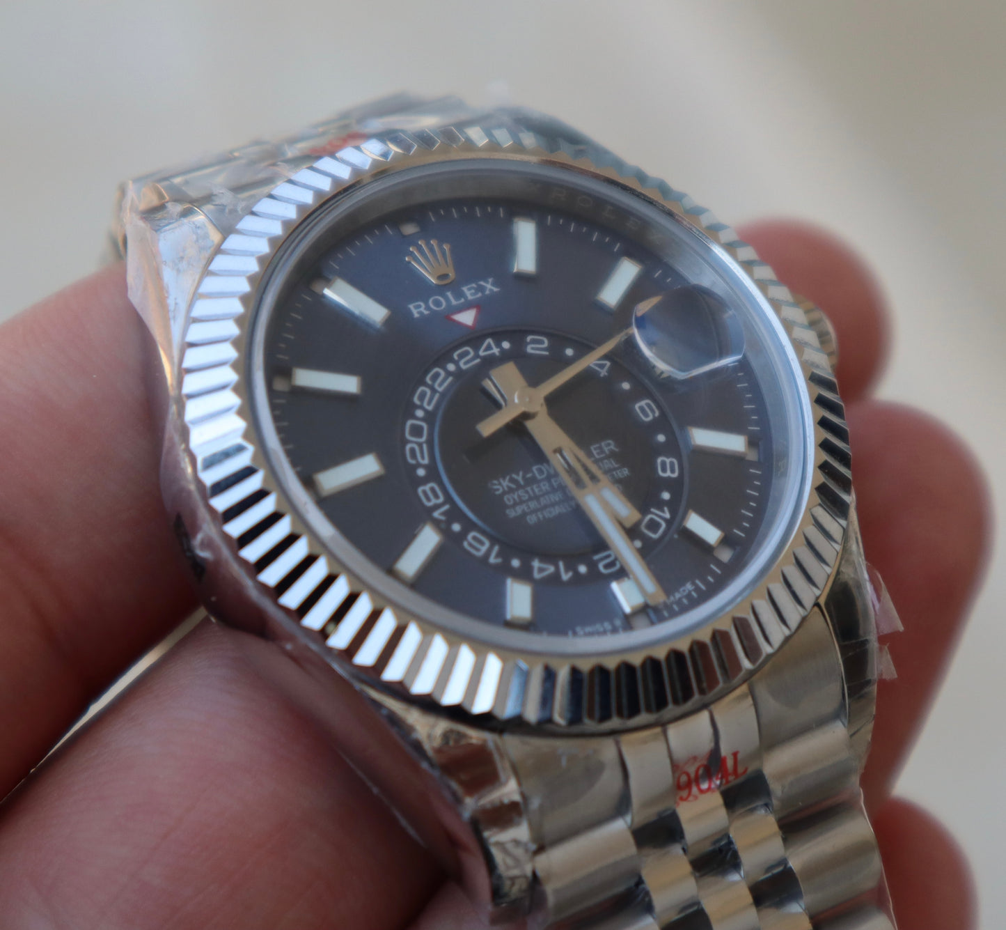 رولكس سكاي دولر مينا ازرق - جراند ماستر