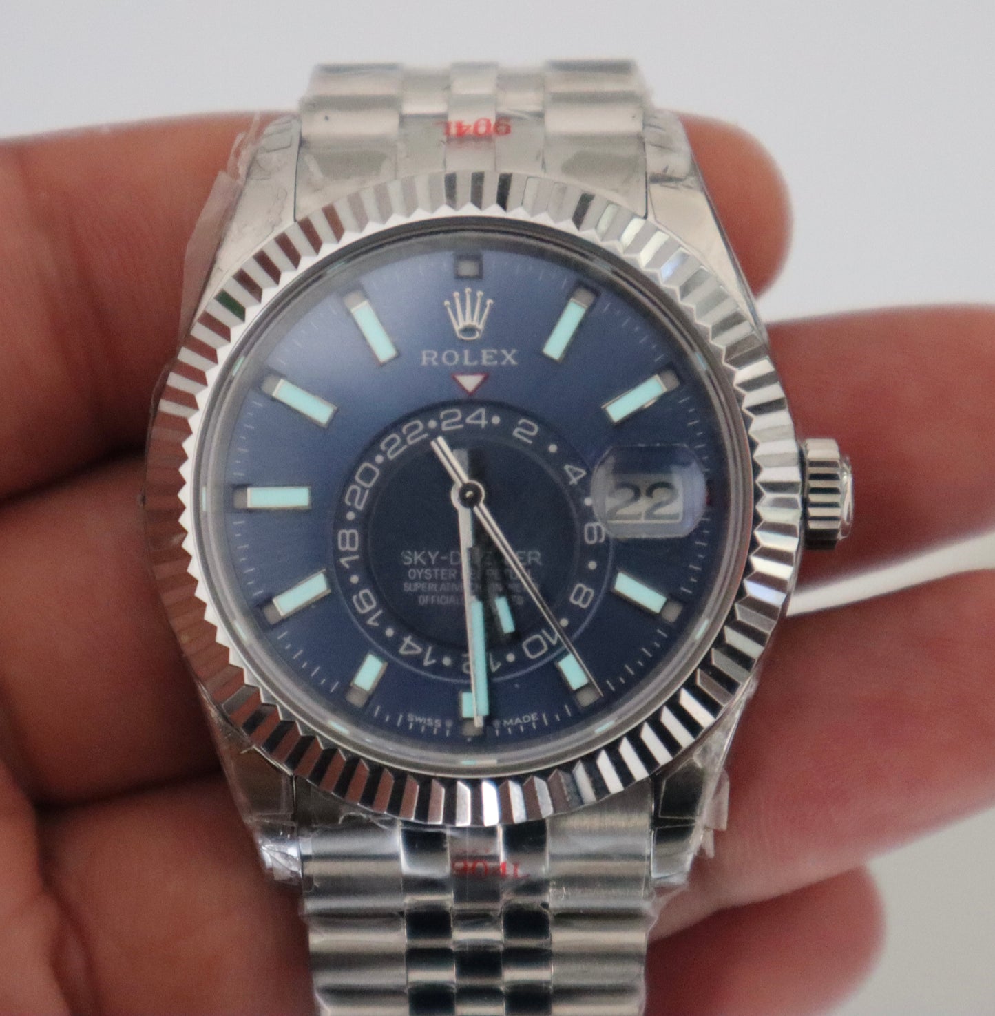 رولكس سكاي دولر مينا ازرق - جراند ماستر