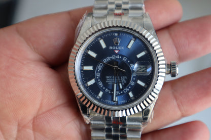 رولكس سكاي دولر مينا ازرق - جراند ماستر