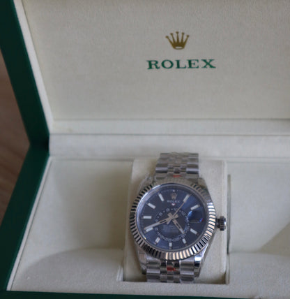 رولكس سكاي دولر مينا ازرق - جراند ماستر