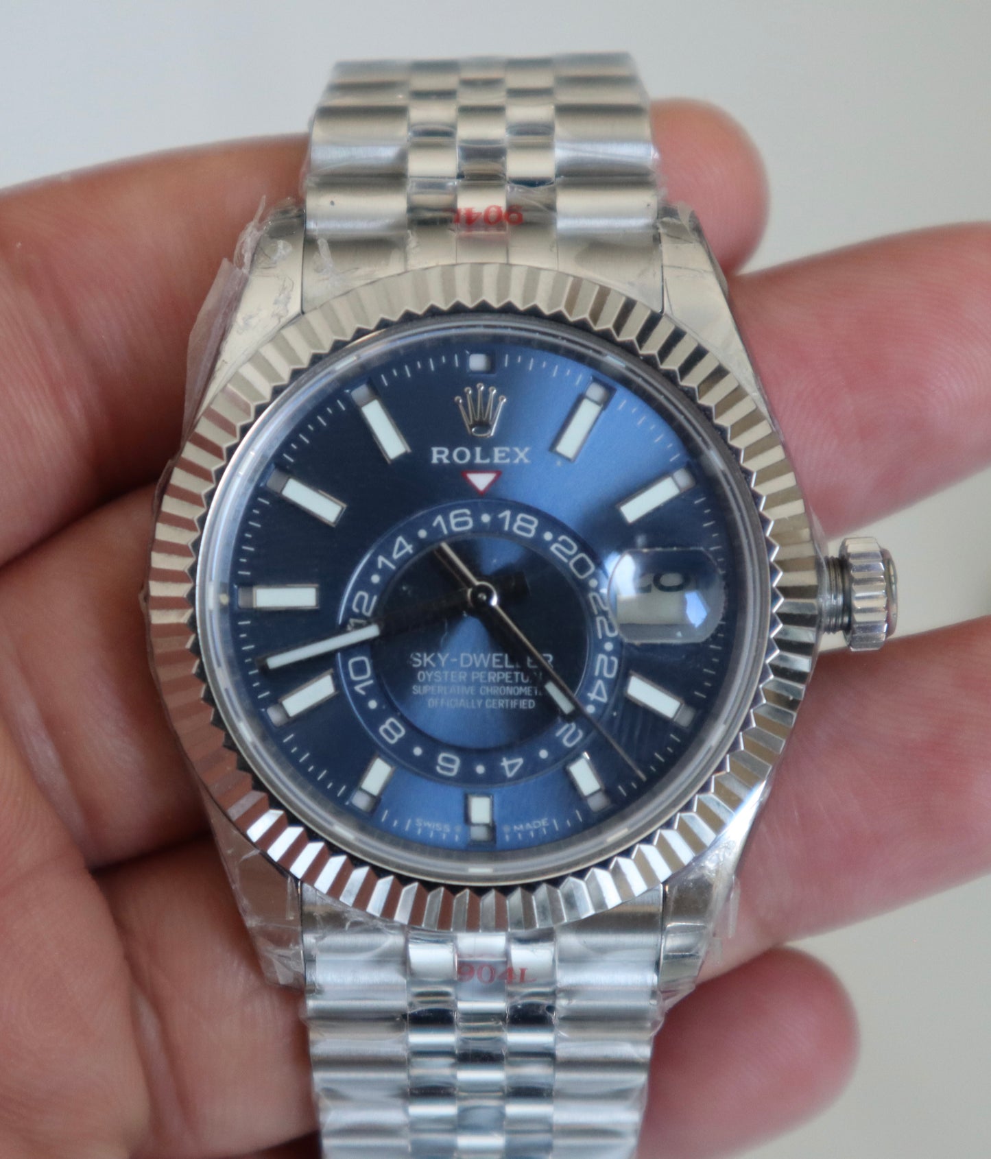 رولكس سكاي دولر مينا ازرق - جراند ماستر