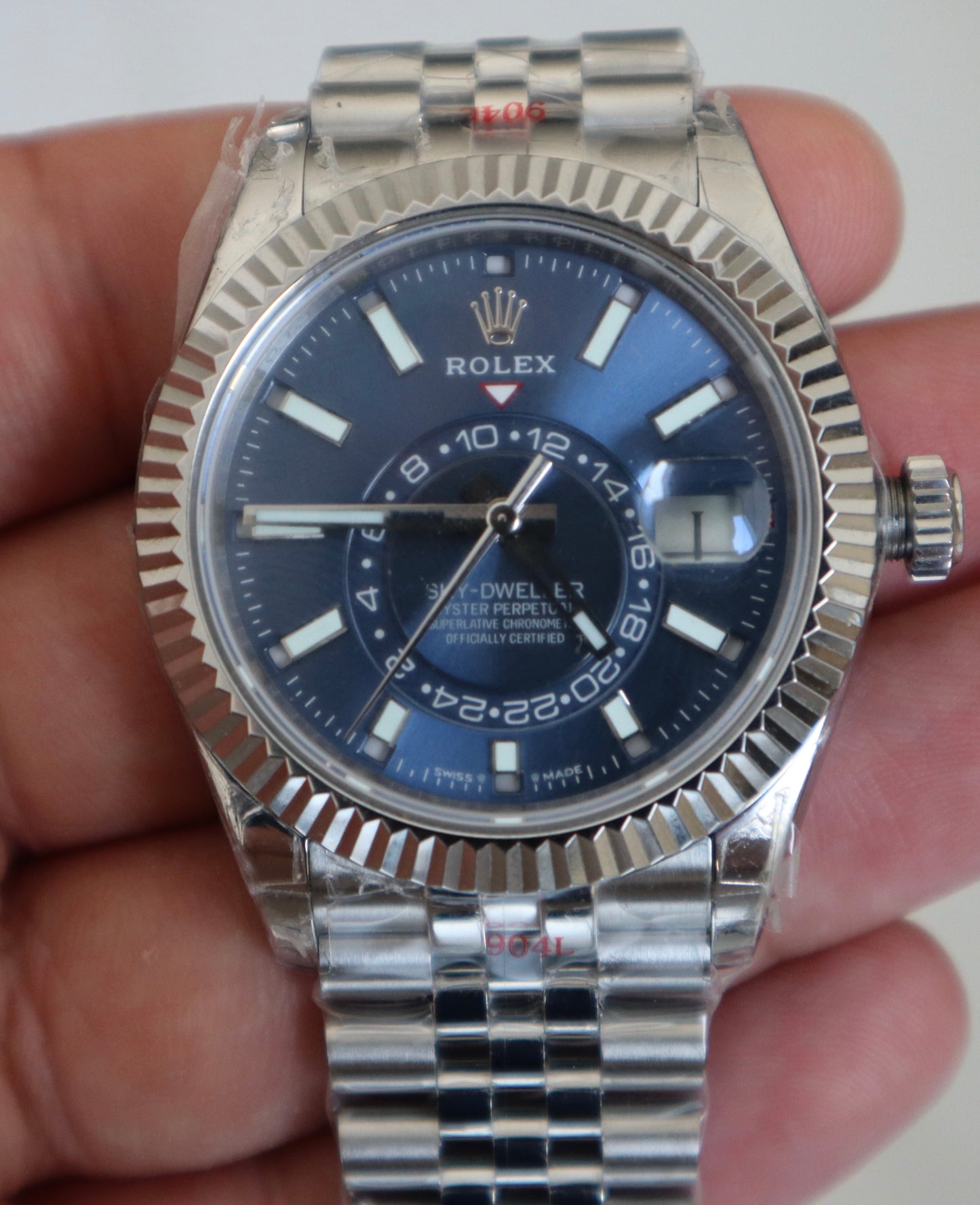 رولكس سكاي دولر مينا ازرق - جراند ماستر