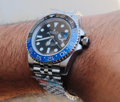 السعر بالاردني ٥٥٠ رولكس باتمان باتمان ستراب جوبلي - نسخة طبق الأصل - بيزل سيراميك - تعقيدة جي ام تي