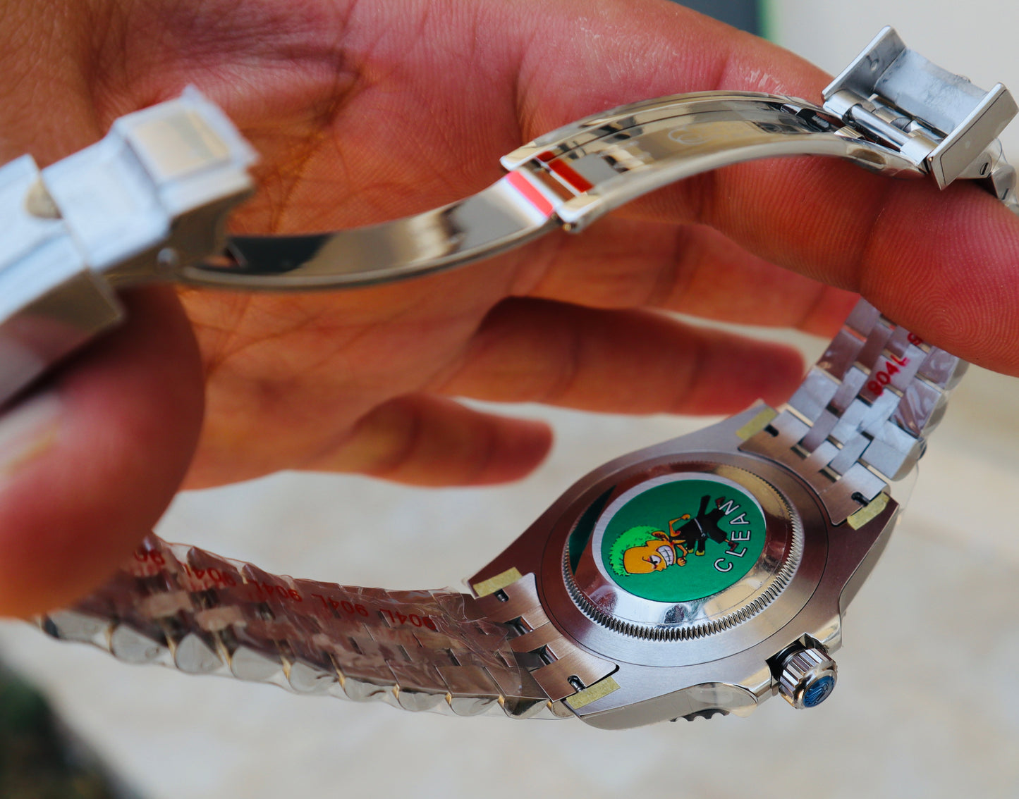 السعر بالاردني ٥٥٠ رولكس باتمان باتمان ستراب جوبلي - نسخة طبق الأصل - بيزل سيراميك - تعقيدة جي ام تي