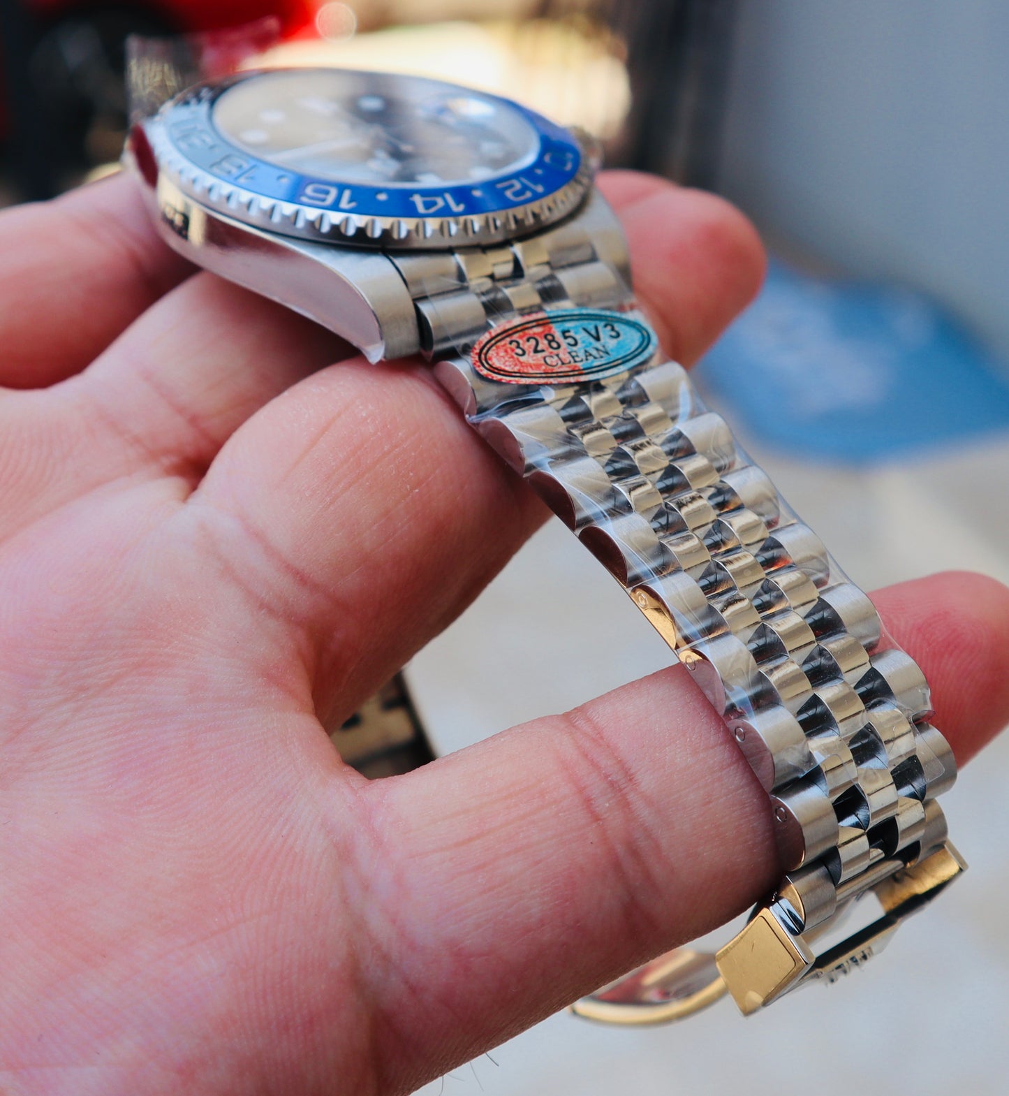 السعر بالاردني ٥٥٠ رولكس باتمان باتمان ستراب جوبلي - نسخة طبق الأصل - بيزل سيراميك - تعقيدة جي ام تي