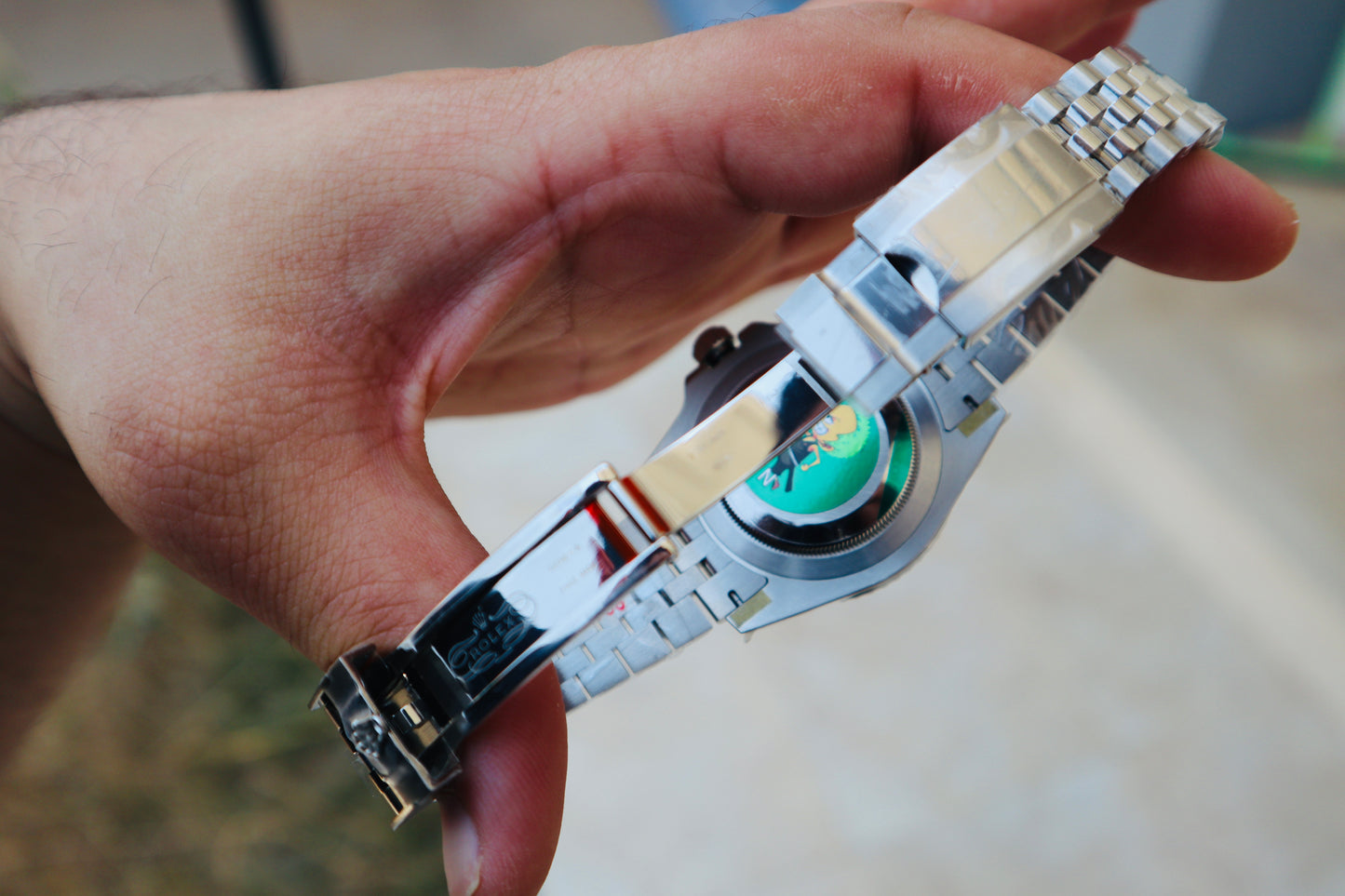 السعر بالاردني ٥٥٠ رولكس باتمان باتمان ستراب جوبلي - نسخة طبق الأصل - بيزل سيراميك - تعقيدة جي ام تي