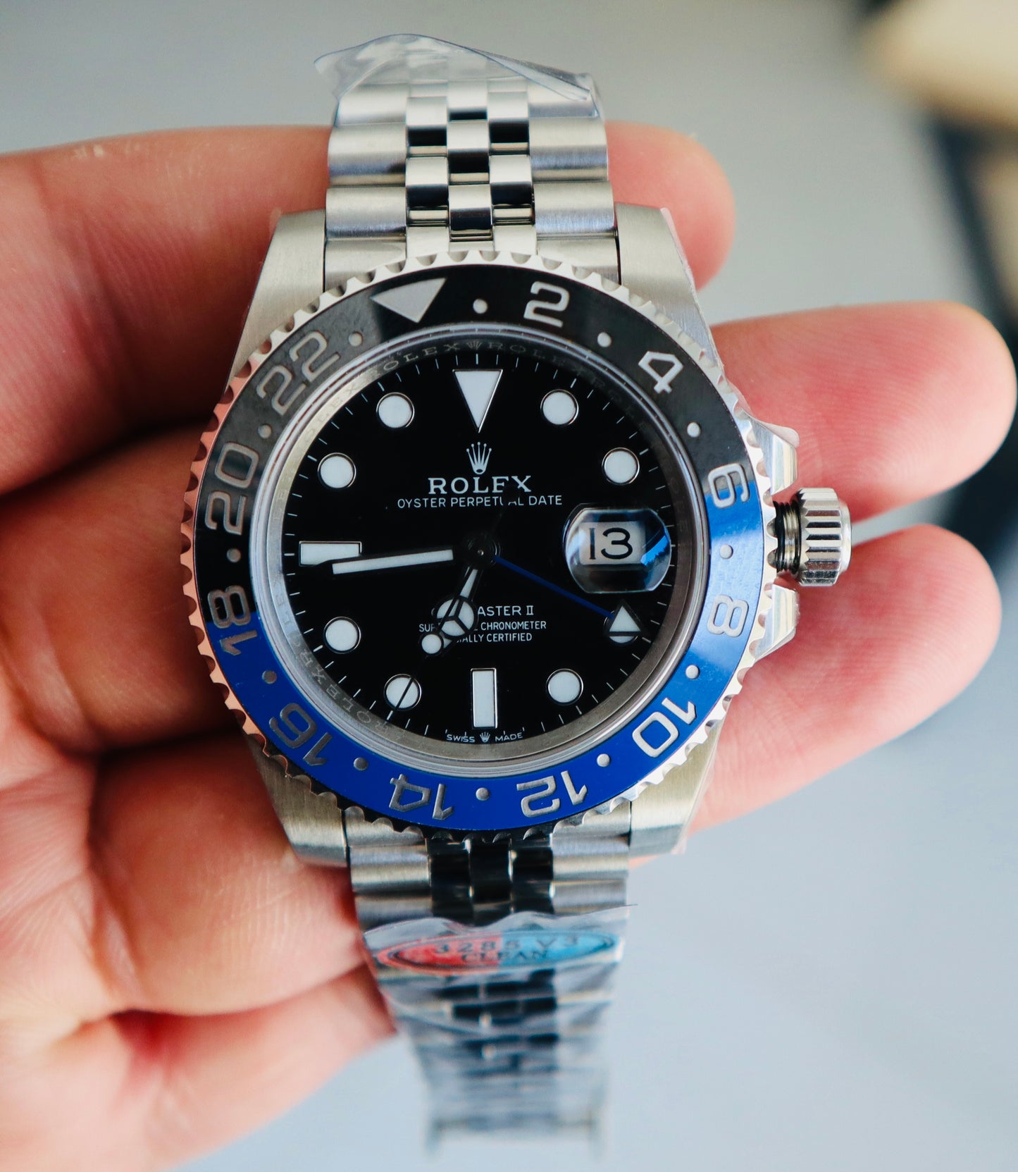 السعر بالاردني ٥٥٠ رولكس باتمان باتمان ستراب جوبلي - نسخة طبق الأصل - بيزل سيراميك - تعقيدة جي ام تي