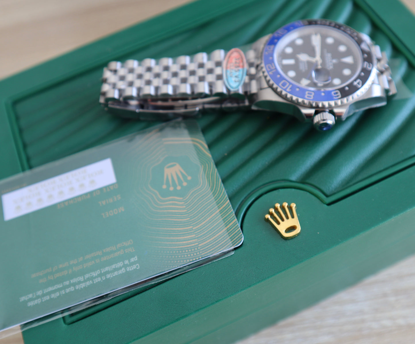 السعر بالاردني ٥٥٠ رولكس باتمان باتمان ستراب جوبلي - نسخة طبق الأصل - بيزل سيراميك - تعقيدة جي ام تي