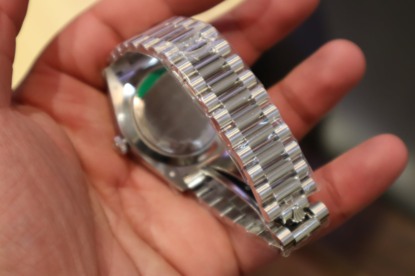 Clean Rolex DayDate Olive Dial - حبة واحدة في العراق كلين طبق الأصل