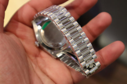 Clean Rolex DayDate Olive Dial - حبة واحدة في العراق كلين طبق الأصل