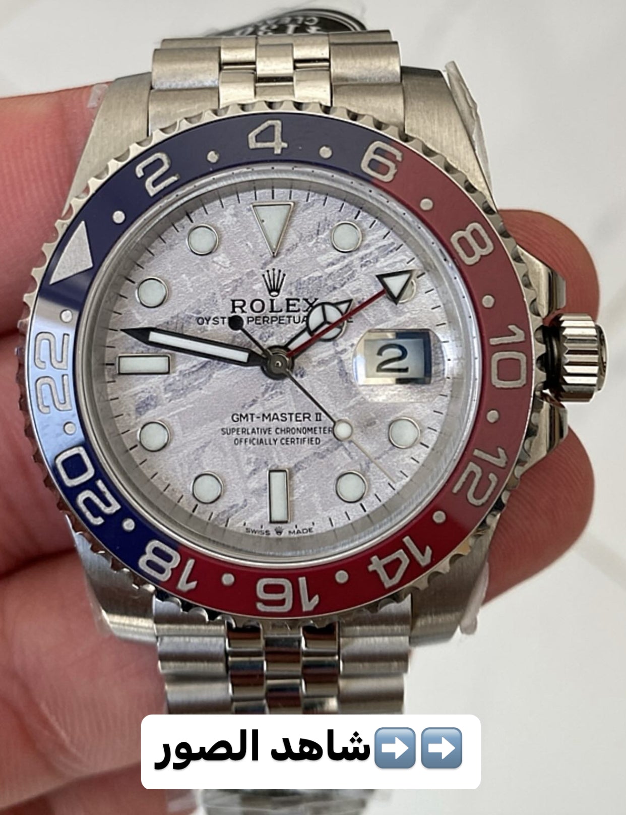 رولكس ببسي مينا ماربل - كلين مطابقة للأصلية ماكينة حركة سويسري