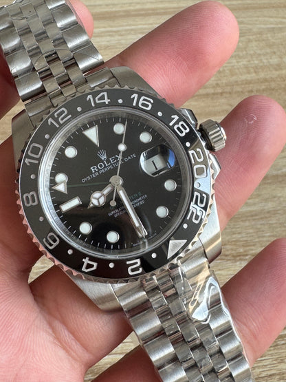 رولكس جي ام تي ماستر - كلين طبق الاصل ماكينة سويسري - ستراب جوبلي حبة واحدة