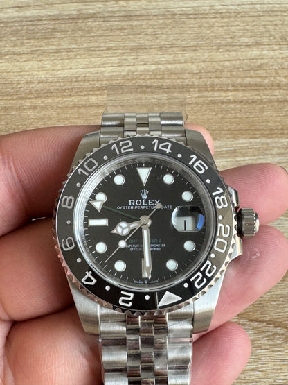 رولكس جي ام تي ماستر - كلين طبق الاصل ماكينة سويسري - ستراب جوبلي حبة واحدة