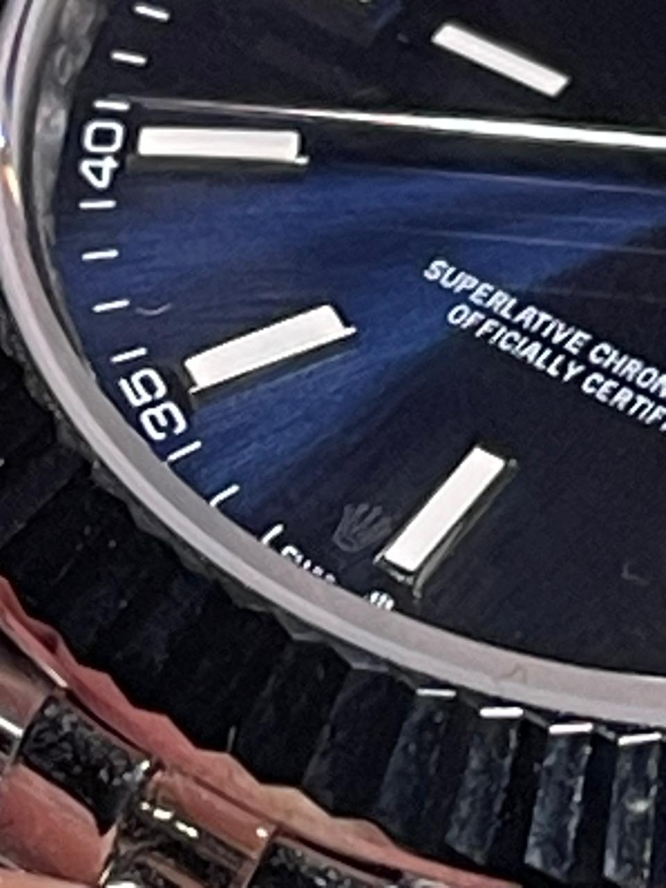 رولكس دايت جست كلين جوبلي ستراب- الساعة الان في عمان - السعر بالاردني ٦٠٠ دينار