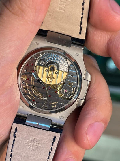 باتيك فيليب 5712 كلين طبق الأصل لا تميز عن الأصلية- ستراب نيلي