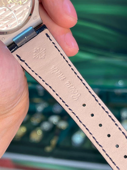 باتيك فيليب 5712 كلين طبق الأصل لا تميز عن الأصلية- ستراب نيلي