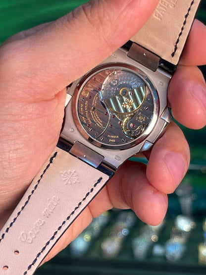 باتيك فيليب 5712 كلين طبق الأصل لا تميز عن الأصلية- ستراب نيلي