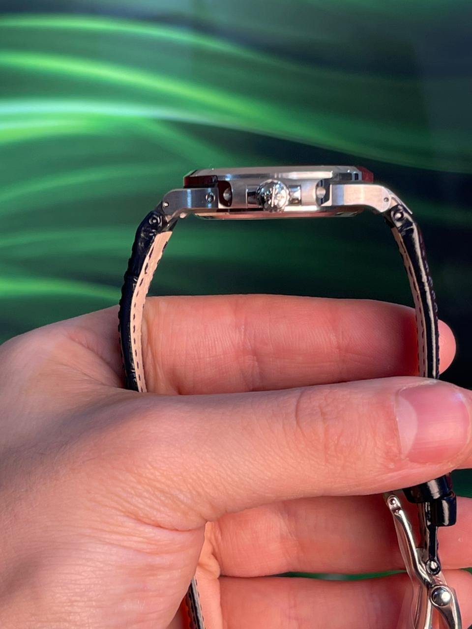 باتيك فيليب 5712 كلين طبق الأصل لا تميز عن الأصلية- ستراب نيلي