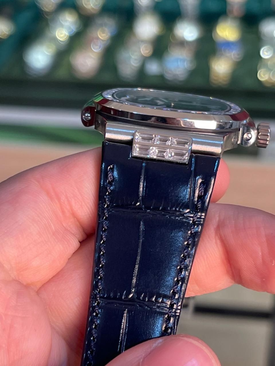 باتيك فيليب 5712 كلين طبق الأصل لا تميز عن الأصلية- ستراب نيلي