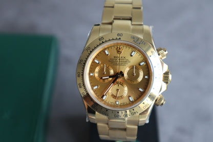 رولكس دايتونا فل جولد  - الأعلى طلباً جودة الساعة مطابقه تماما - كلين-