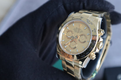 رولكس دايتونا فل جولد  - الأعلى طلباً جودة الساعة مطابقه تماما - كلين-