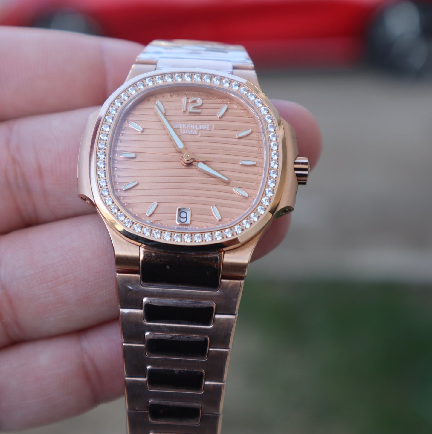 Patek Philippe 7118 - حبة واحدة اوتوماتيك طبق الأصل لا يمكن تميزها و جميع الصور تصوير حقيقي للساعة مو من النت