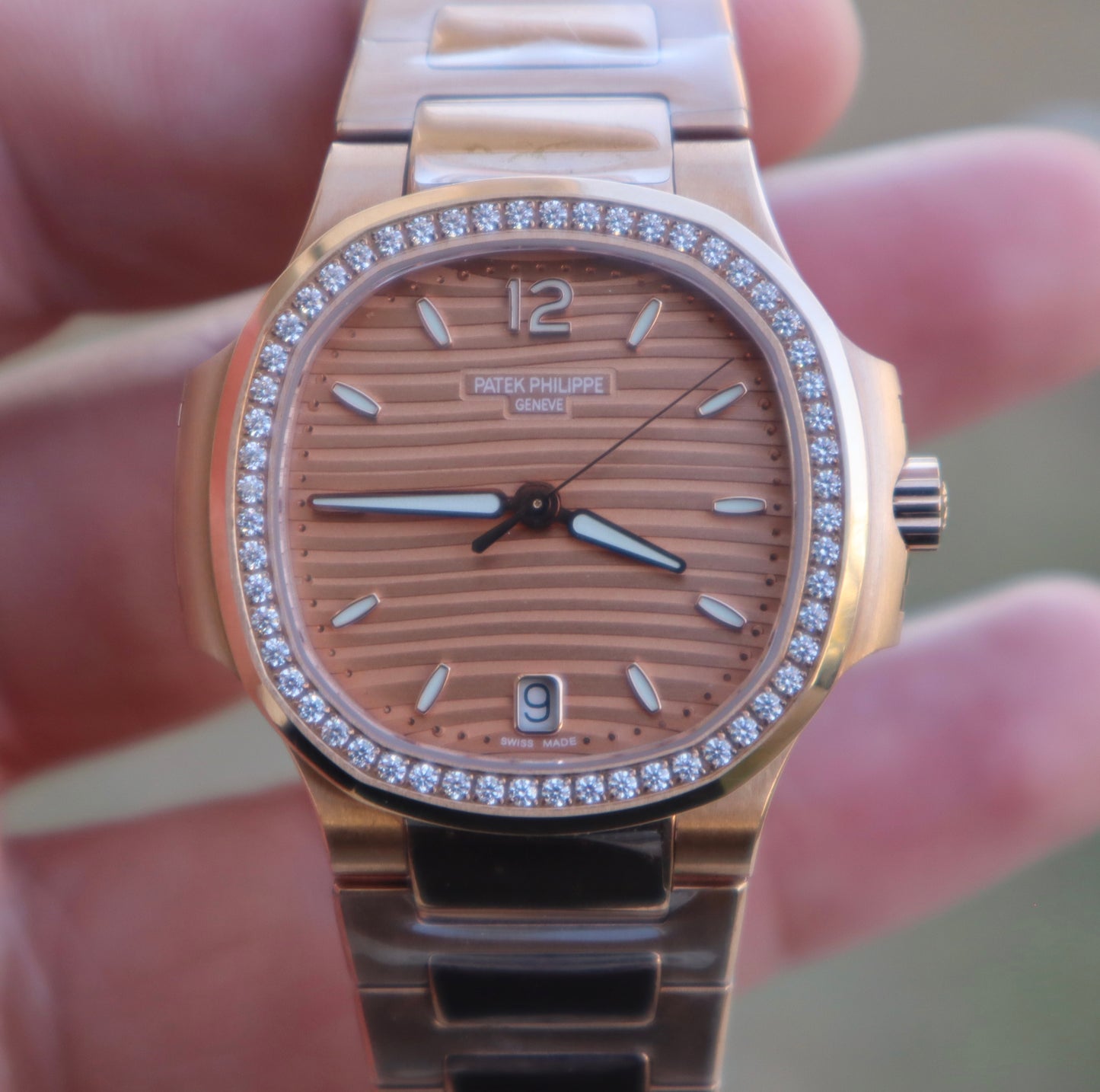 Patek Philippe 7118 - حبة واحدة اوتوماتيك طبق الأصل لا يمكن تميزها و جميع الصور تصوير حقيقي للساعة مو من النت