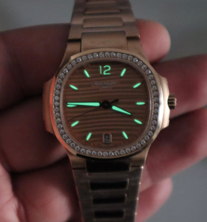 Patek Philippe 7118 - حبة واحدة اوتوماتيك طبق الأصل لا يمكن تميزها و جميع الصور تصوير حقيقي للساعة مو من النت