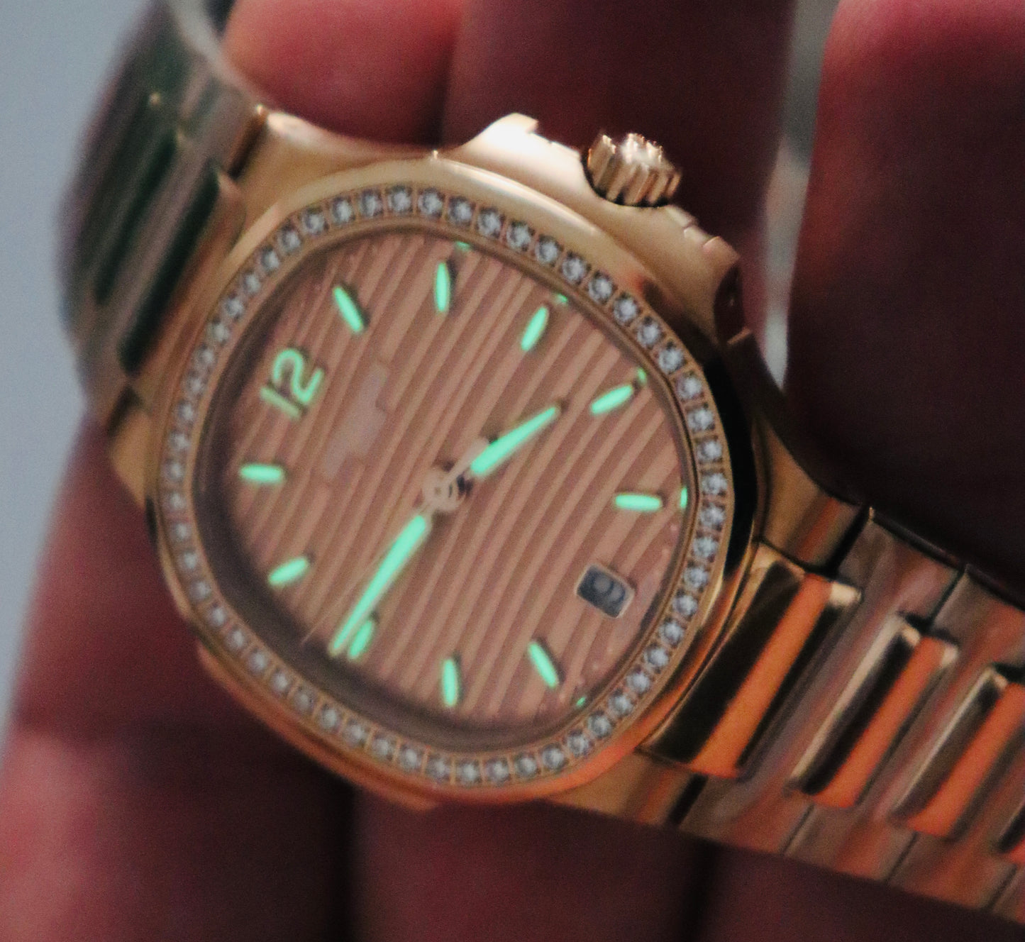 Patek Philippe 7118 - حبة واحدة اوتوماتيك طبق الأصل لا يمكن تميزها و جميع الصور تصوير حقيقي للساعة مو من النت