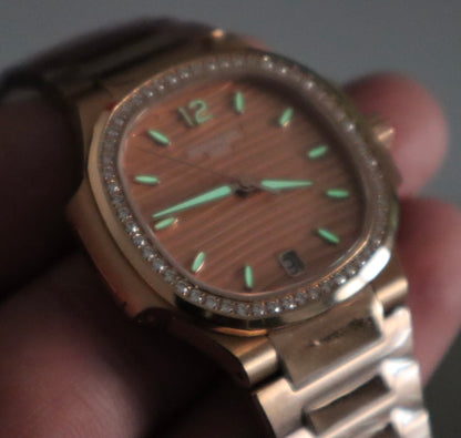 Patek Philippe 7118 - حبة واحدة اوتوماتيك طبق الأصل لا يمكن تميزها و جميع الصور تصوير حقيقي للساعة مو من النت