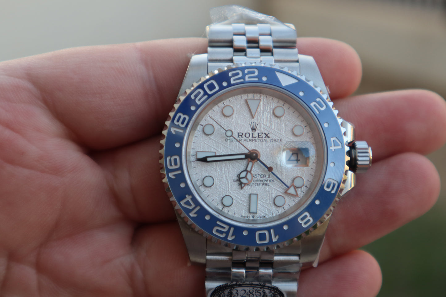 رولكس باتمان اصدار ميتوريت - توقف انتاجه ٢٠١٩ - كلين طبق الأصل ماكينة مطابقة