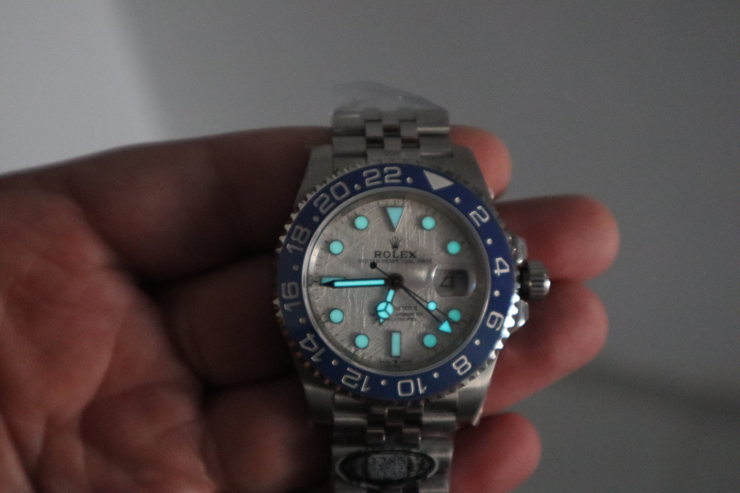 رولكس باتمان اصدار ميتوريت - توقف انتاجه ٢٠١٩ - كلين طبق الأصل ماكينة مطابقة