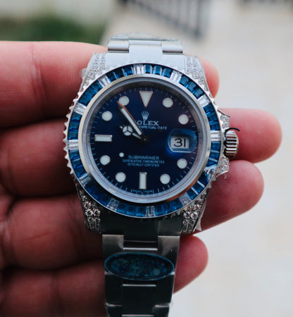 رولكس سابمارينر بلو روبي - ساعة نادرة جداً كلين