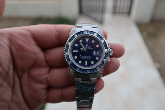 رولكس سابمارينر بلو روبي - ساعة نادرة جداً كلين