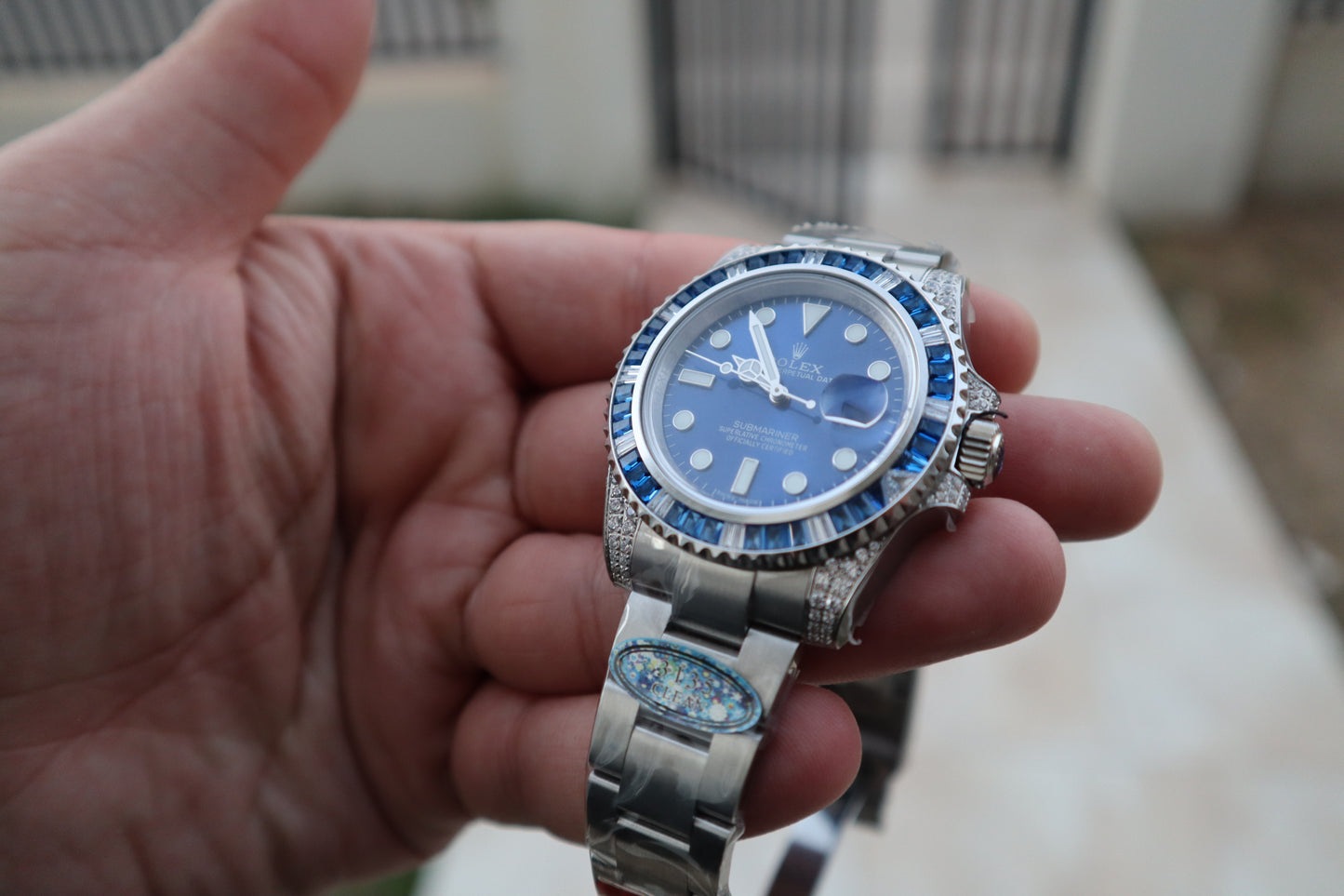 رولكس سابمارينر بلو روبي - ساعة نادرة جداً كلين