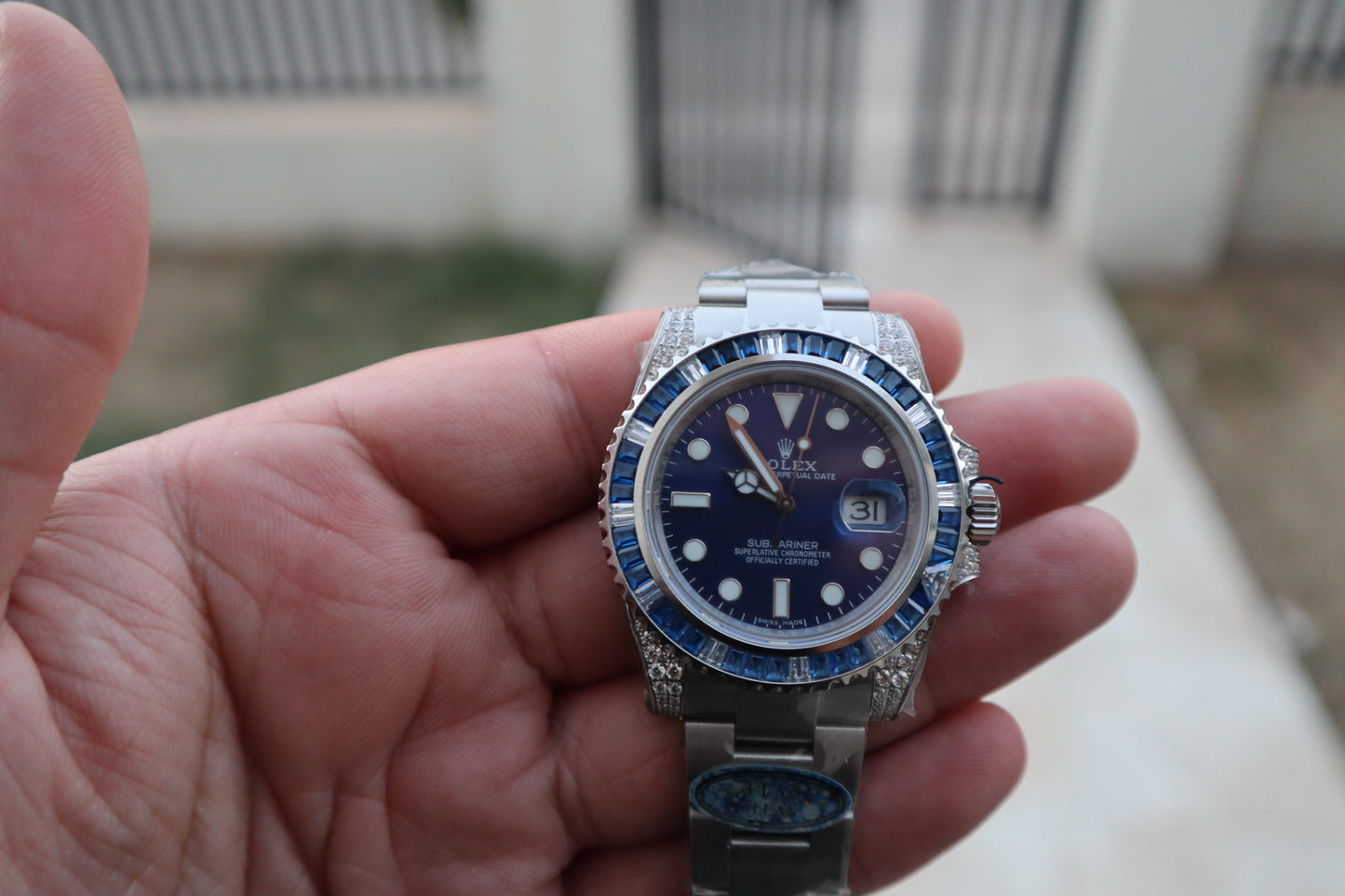 رولكس سابمارينر بلو روبي - ساعة نادرة جداً كلين