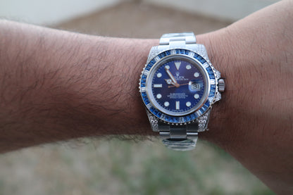 رولكس سابمارينر بلو روبي - ساعة نادرة جداً كلين