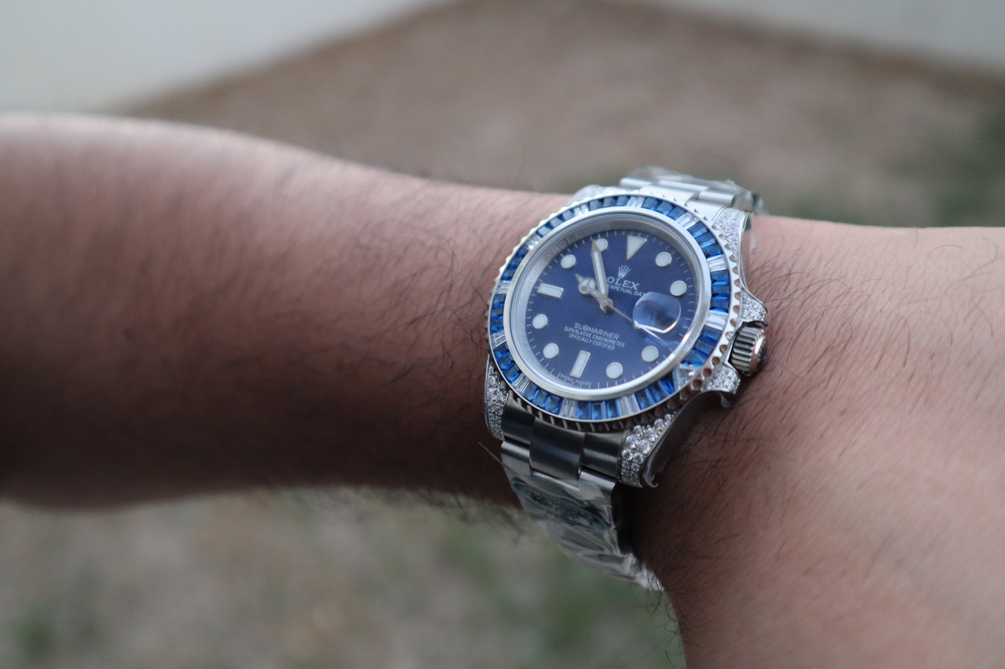 رولكس سابمارينر بلو روبي - ساعة نادرة جداً كلين