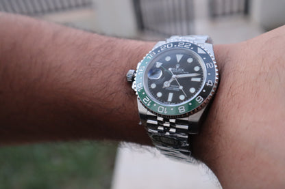 رولكس جي ام تي سبرايت - اصدار كراون على اليسار - كلين طبق الأصل