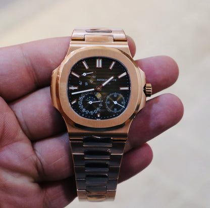 PATEK PHILIPPE 5712 - باتيك فيليب كلين اعلى كواليتي طبق الأصل  (السعر بالاردني 600دينار واصلة لعمان)