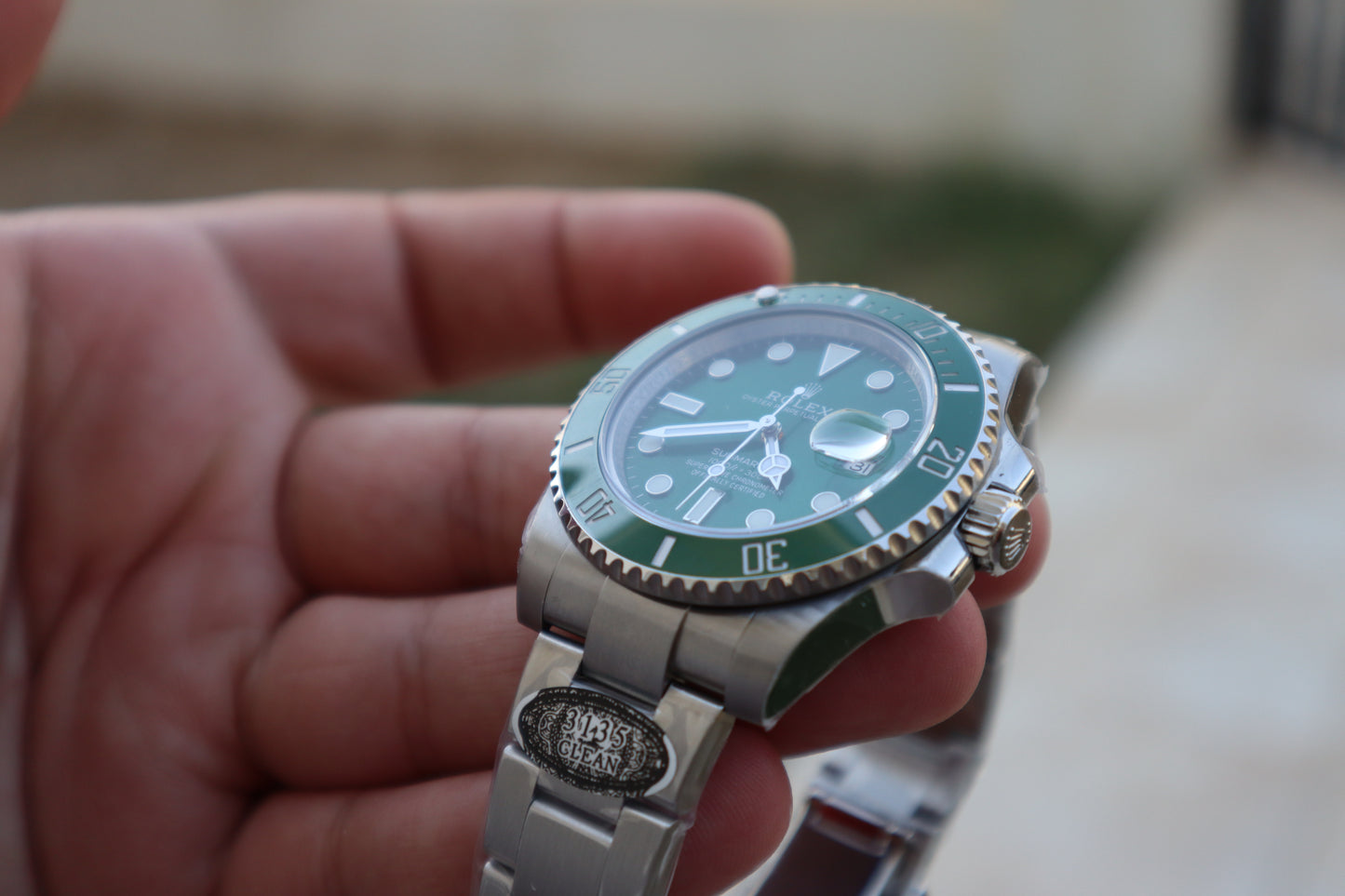 رولكس سابمارينر هالك - كلين تطابق بكل شي مستحيل تميزها