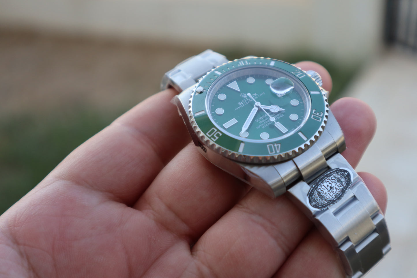 رولكس سابمارينر هالك - كلين تطابق بكل شي مستحيل تميزها