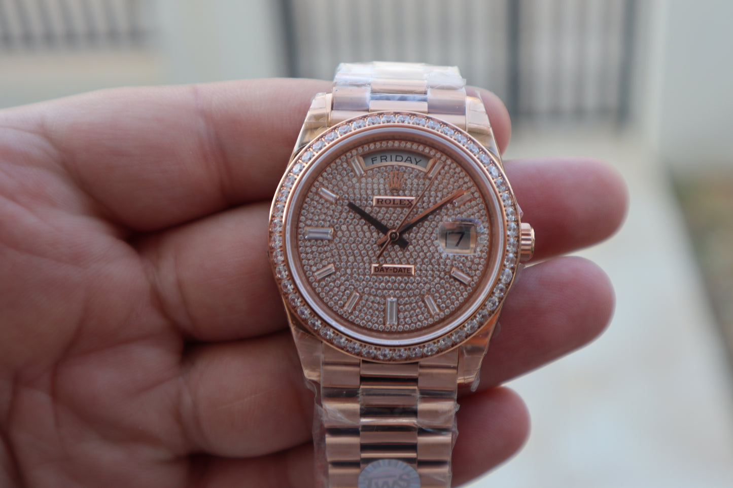 رولكس داي ديت باق دايال - روز جولد كلين