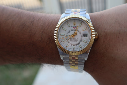 رولكس سكاي دويلر جوبلي تو تون - كلين اعلى كوالتي